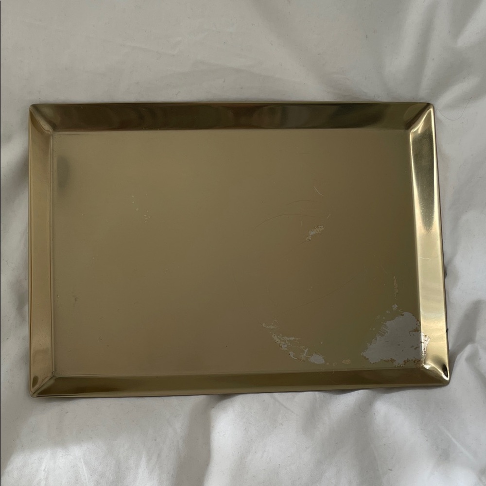 H&M Gold Decorative Tray